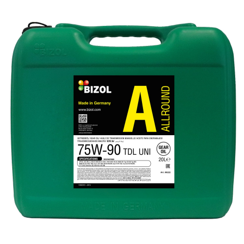 Синтетическое трансмиссионное масло Allround Gear Oil TDL  75W-90 UNI - 20 л